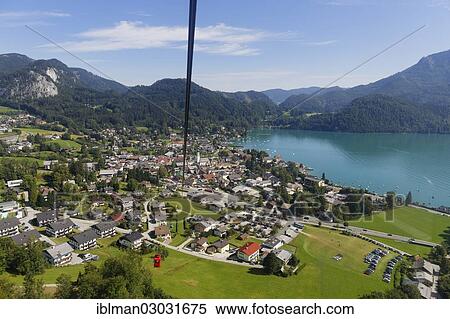 "Zwoelferhorn cable car, St. Gilgen, Lake Wolfgang, Zwoelferhorn, Sankt Gilgen, Salzkammergut, Salzburg State, Austria, Europe" View Large Photo Image Stock Photography - "Zwoelferhorn cable car, St. Gilgen, Lake Wolfgang, Zwoelferhorn, Sankt Gilgen, Salzkammergut, Salzburg State, Austria, Europe". Fotosearch