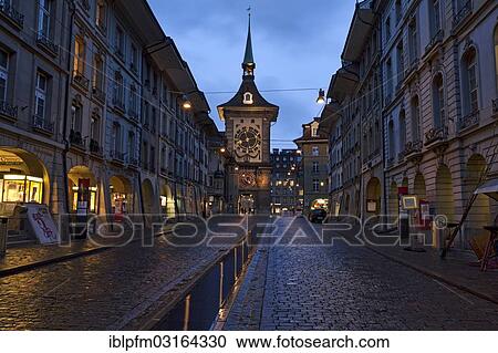 Stock Image - "Zytglogge clock tower, Bern, Canton of Bern, Switzerland, Europe". Fotosearch