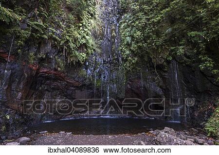 25 Fontes Falls, Madeira, Portugal, Europe View Large Photo Image Stock Photograph - 25 Fontes Falls, Madeira, Portugal, Europe. Fotosearch