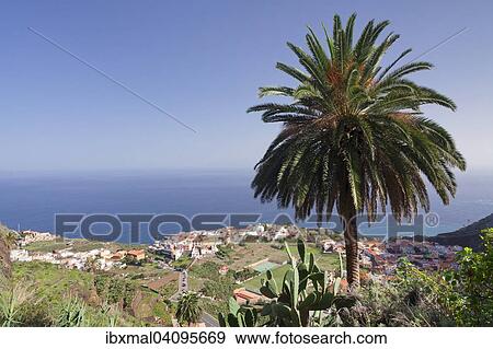 Agulo, La Gomera, Canary Islands, Spain, Europe View Large Photo Image Stock Photo - Agulo, La Gomera, Canary Islands, Spain, Europe. Fotosearch