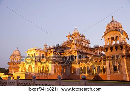 Albert Hall with Central Museum, Jaipur, Rajasthan, India, Asia View Large Photo Image Stock Image - Albert Hall with Central Museum, Jaipur, Rajasthan, India, Asia. Fotosearch