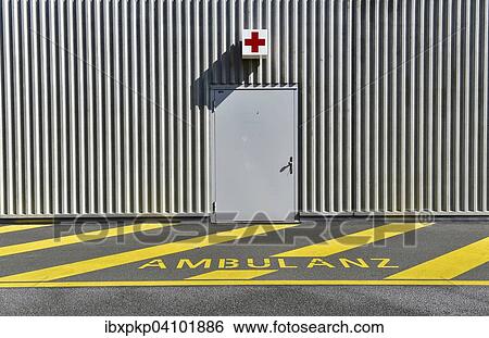 Ambulance parking spot in Switzerland View Large Photo Image Stock Photograph - Ambulance parking spot in Switzerland. Fotosearch