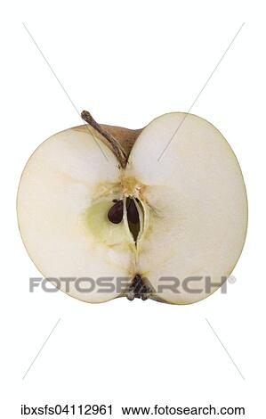 Apple variety Weilburger, cut View Large Photo Image Stock Image - Apple variety Weilburger, cut. Fotosearch