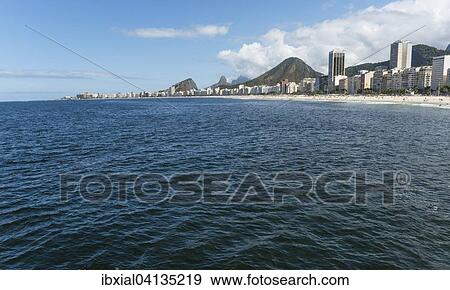 Stock Photo - Arpoador Beach, Ipanema, Rio de Janeiro, Brazil, South America. Fotosearch
