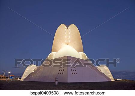 Auditorio de Tenerife Adan Martin, avant-garde congress and concert hall, by architect Santiago Calatrava, Santa Cruz de Tenerife, Tenerife, Canary Islands, Spain, Europe View Large Photo Image Stock Image - Auditorio de Tenerife Adan Martin, avant-garde congress and concert hall, by architect Santiago Calatrava, Santa Cruz de Tenerife, Tenerife, Canary Islands, Spain, Europe. Fotosearch
