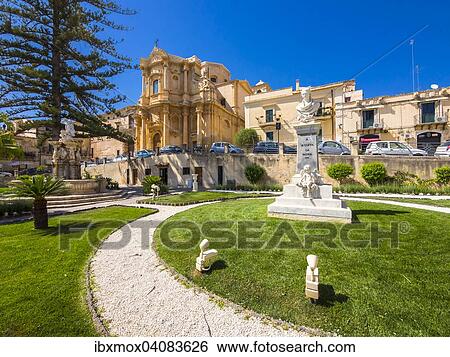 Baroque church of San Domenico, Noto, Val di Noto, UNESCO World Heritage Site, Province of Syracuse, Sicily, Italy, Europe View Large Photo Image Stock Photograph - Baroque church of San Domenico, Noto, Val di Noto, UNESCO World Heritage Site, Province of Syracuse, Sicily, Italy, Europe. Fotosearch