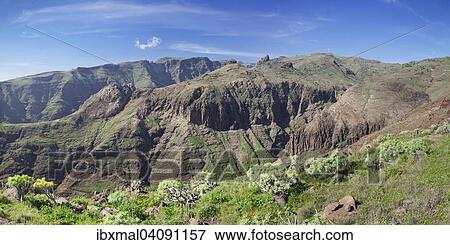 Barranco de Vera gorge, Roque del Sombrero, near San Sebastian, La Gomera, Canary Islands, Spain, Europe View Large Photo Image Stock Photo - Barranco de Vera gorge, Roque del Sombrero, near San Sebastian, La Gomera, Canary Islands, Spain, Europe. Fotosearch