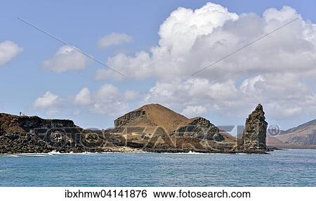 Bartolome Island, coast with Pinnacle Rock, Galapagos Province, Galapagos Islands, Ecuador, South America View Large Photo Image Stock Photograph - Bartolome Island, coast with Pinnacle Rock, Galapagos Province, Galapagos Islands, Ecuador, South America. Fotosearch