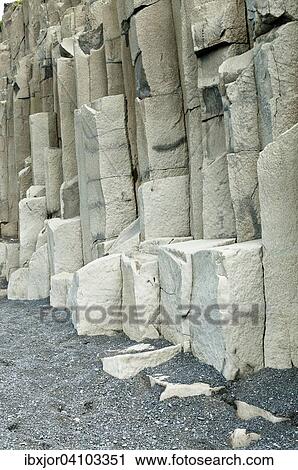 Basalt columns, cave Halsanefshellir, Reynisfjara beach at Vik i Myrdal, Iceland, Europe View Large Photo Image Stock Image - Basalt columns, cave Halsanefshellir, Reynisfjara beach at Vik i Myrdal, Iceland, Europe. Fotosearch