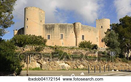 Bellver Castle or Castell de Bellver, Palma de Mallorca, Mallorca, Balearic Islands, Spain, Europe View Large Photo Image Picture - Bellver Castle or Castell de Bellver, Palma de Mallorca, Mallorca, Balearic Islands, Spain, Europe. Fotosearch