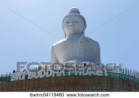 Big Buddha, Phuket, Thailand, Asia View Large Photo Image Stock Image - Big Buddha, Phuket, Thailand, Asia. Fotosearch