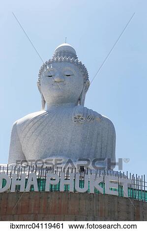 Big Buddha, Phuket, Thailand, Asia View Large Photo Image Stock Image - Big Buddha, Phuket, Thailand, Asia. Fotosearch