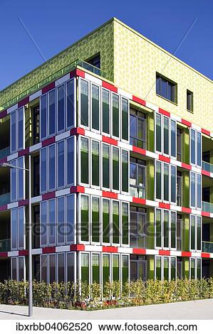 BIQ residential building with photosynthesis facade for the production of energy, algae building, International Building Exhibition Hamburg, Inselpark, Wilhelmsburg, Hamburg, Germany, Europe View Large Photo Image Stock Image - BIQ residential building with photosynthesis facade for the production of energy, algae building, International Building Exhibition Hamburg, Inselpark, Wilhelmsburg, Hamburg, Germany, Europe. Fotosearch