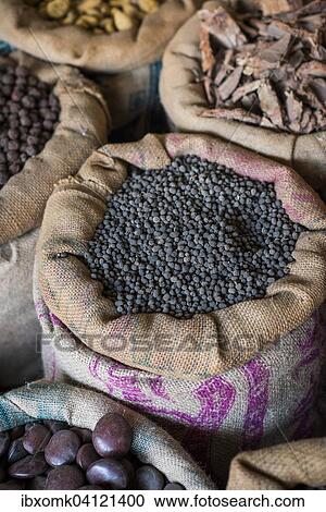 Black pepper, sacks of spices, Kochi, Cochin, Kerala, India, Asia View Large Photo Image Stock Image - Black pepper, sacks of spices, Kochi, Cochin, Kerala, India, Asia. Fotosearch