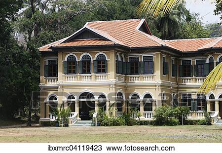 Stock Image - Blue Elephant Restaurant, Phuket, Thailand, Asia. Fotosearch