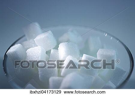 Stock Photo - Bowl of sugar cubes. Fotosearch