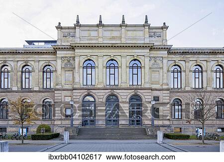 Stock Photo - Braunschweig University of Technology, main building, Braunschweig, Lower Saxony, Germany, Europe. Fotosearch