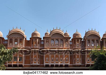 Building in the Pink City, Jaipur, Rajasthan, India, Asia View Large Photo Image Stock Image - Building in the Pink City, Jaipur, Rajasthan, India, Asia. Fotosearch