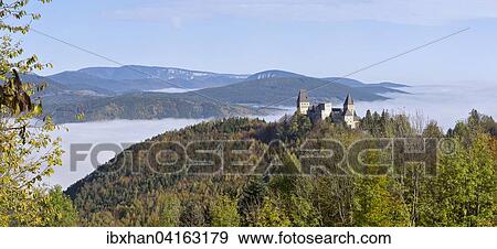 Stock Photo - Burg Wartenstein, Schlagl, Gloggnitz, Lower Austria, Austria, Europe. Fotosearch
