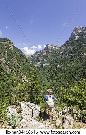 Stock Photography - Canon de Aniscio, Ordesa National Park, Huesca, Spain, Europe. Fotosearch