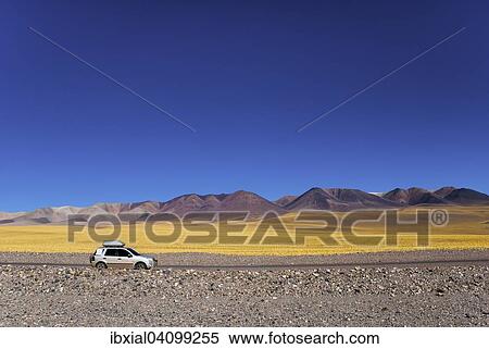 Car stopped on the highway Ruta 60 in the Andes, Cordillera San Buenaventura, San Buenventura mountains, Fiambala, Catamarca, Argentina, South America View Large Photo Image Stock Photography - Car stopped on the highway Ruta 60 in the Andes, Cordillera San Buenaventura, San Buenventura mountains, Fiambala, Catamarca, Argentina, South America. Fotosearch