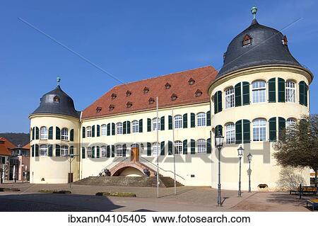 Stock Photography - Castle Bergzabern, Bad Bergzabern, Deutsche Weinstrasse, Southern Wine Route, Southern Palatinate, Palatinate, Rhineland-Palatinate, Germany, Europe. Fotosearch