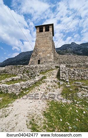 Castle of Kruja, Albania, Europe View Large Photo Image Stock Photo - Castle of Kruja, Albania, Europe. Fotosearch