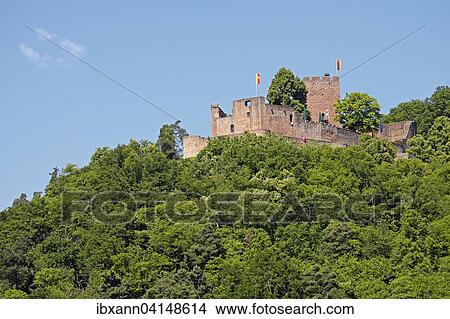 Castle ruin Landeck, Klingenmunster, German Wine Route or Southern Wine Route, Palatinate, Rhineland-Palatinate, Germany, Europe View Large Photo Image Picture - Castle ruin Landeck, Klingenmunster, German Wine Route or Southern Wine Route, Palatinate, Rhineland-Palatinate, Germany, Europe. Fotosearch