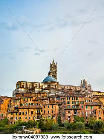 Stock Photo - Cathedral Cattedrale di Santa Maria Assunta, historic centre, Siena, Tuscany, Italy, Europe. Fotosearch