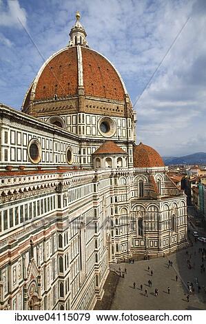 Cathedral of Santa Maria del Fiore, Duomo Brunelleschi's Dome, UNESCO World Heritage Site, historic centre, Florence, Tuscany, Italy, Europe View Large Photo Image Stock Photo - Cathedral of Santa Maria del Fiore, Duomo Brunelleschi's Dome, UNESCO World Heritage Site, historic centre, Florence, Tuscany, Italy, Europe. Fotosearch