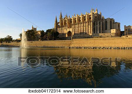 Cathedral of Santa Maria of Palma or La Seu, Palma de Mallorca, Mallorca, Balearic Islands, Spain, Europe View Large Photo Image Picture - Cathedral of Santa Maria of Palma or La Seu, Palma de Mallorca, Mallorca, Balearic Islands, Spain, Europe. Fotosearch