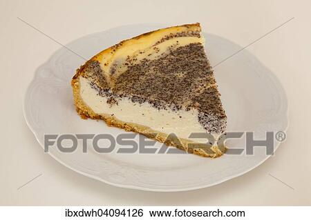 Stock Photograph - Cheese and poppy seed cake. Fotosearch
