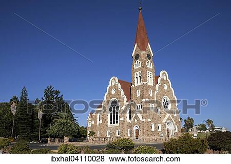 Stock Photo - Christ Church, Windhoek, Namibia, Africa. Fotosearch