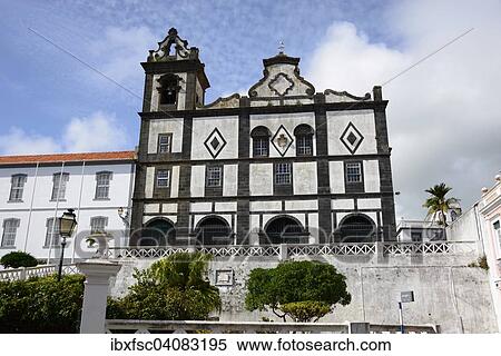Church Igreja de Sao Francisco, Horta, Faial, Azores, Portugal, Europe View Large Photo Image Stock Photography - Church Igreja de Sao Francisco, Horta, Faial, Azores, Portugal, Europe. Fotosearch