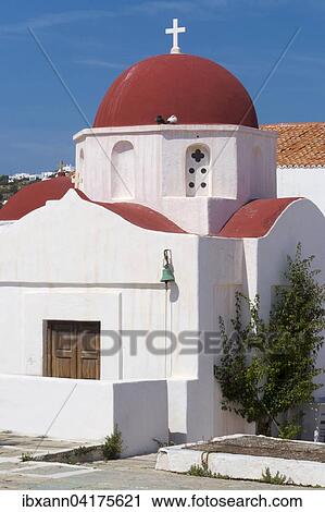 Church in the historic centre, Mykonos Town or Chora, Mykonos, Cyclades, Greece, Europe View Large Photo Image Stock Image - Church in the historic centre, Mykonos Town or Chora, Mykonos, Cyclades, Greece, Europe. Fotosearch