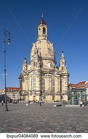 Church of Our Lady at the Neumarkt, Dresden, Saxony, Germany, Europe View Large Photo Image Stock Photo - Church of Our Lady at the Neumarkt, Dresden, Saxony, Germany, Europe. Fotosearch