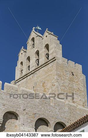 Church of Saintes-Maries-de-la-Mer, Provence-Alpes-Cote d'Azur, France, Europe View Large Photo Image Stock Photo - Church of Saintes-Maries-de-la-Mer, Provence-Alpes-Cote d'Azur, France, Europe. Fotosearch