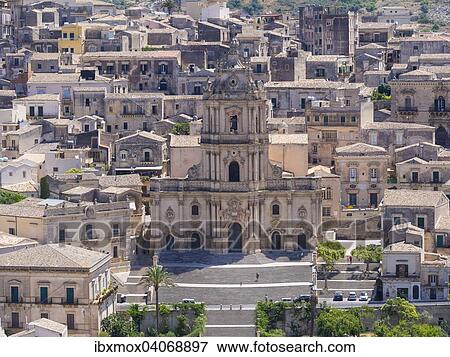 Church of San Giorgio, Modica, Ragusa Province, Sicily, Italy, Europe View Large Photo Image Stock Photo - Church of San Giorgio, Modica, Ragusa Province, Sicily, Italy, Europe. Fotosearch