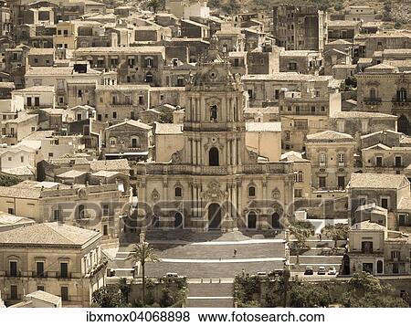 Church of San Giorgio, Modica, Ragusa Province, Sicily, Italy, Europe View Large Photo Image Stock Photo - Church of San Giorgio, Modica, Ragusa Province, Sicily, Italy, Europe. Fotosearch