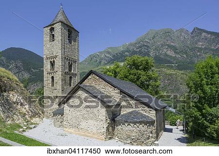 Church of Sant Joan, Unesco World Heritage Site, Vall de Boi, Boi, Catalonia, Spain, Europe View Large Photo Image Stock Image - Church of Sant Joan, Unesco World Heritage Site, Vall de Boi, Boi, Catalonia, Spain, Europe. Fotosearch