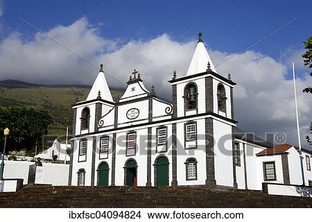 Church of Sao Mateus, Sao Mateus, Pico Island, Azores, Portugal, Europe View Large Photo Image Picture - Church of Sao Mateus, Sao Mateus, Pico Island, Azores, Portugal, Europe. Fotosearch