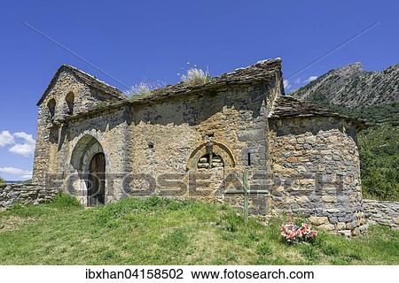 Church of Sercue in Canon de Aniscio, Ordesa National Park, Huesca, Spain, Europe View Large Photo Image Stock Image - Church of Sercue in Canon de Aniscio, Ordesa National Park, Huesca, Spain, Europe. Fotosearch