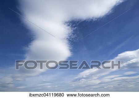 Cirrus clouds in a blue sky View Large Photo Image Stock Image - Cirrus clouds in a blue sky. Fotosearch