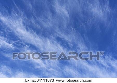 Stock Image - Cirrus clouds. Fotosearch