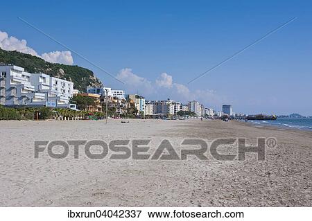 City And Sandy Beach Durres Albania Europe Stock Photo Ibxrun04042337 Fotosearch - uk durres albania free roblox