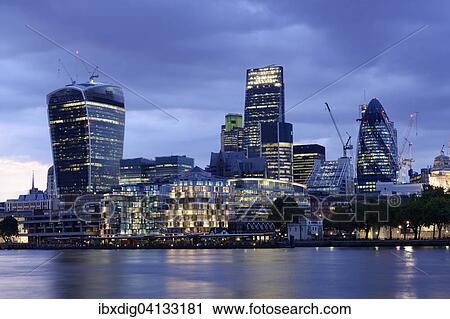 City of London skyline at dusk, including the Gherkin, Leadenhall building and the Walkie Talkie building, London, England, United Kingdom, Europe View Large Photo Image Stock Image - City of London skyline at dusk, including the Gherkin, Leadenhall building and the Walkie Talkie building, London, England, United Kingdom, Europe. Fotosearch