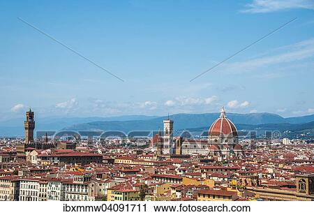 City panorama with Florence Cathedral with the dome by Brunelleschi, Palazzo Vecchio, UNESCO World Heritage Site, Florence, Tuscany, Italy, Europe View Large Photo Image Stock Image - City panorama with Florence Cathedral with the dome by Brunelleschi, Palazzo Vecchio, UNESCO World Heritage Site, Florence, Tuscany, Italy, Europe. Fotosearch