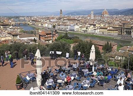 Cityscape of Florence with the Duomo and Arno from Piazzale Michelangelo, Florence, Tuscany, Italy, Europe View Large Photo Image Stock Photo - Cityscape of Florence with the Duomo and Arno from Piazzale Michelangelo, Florence, Tuscany, Italy, Europe. Fotosearch