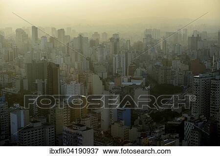 Cityscape with skyscrapers, Sao Paulo, Brazil, South America View Large Photo Image Stock Photo - Cityscape with skyscrapers, Sao Paulo, Brazil, South America. Fotosearch