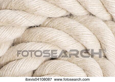 Close up of thick wound rope View Large Photo Image Stock Photo - Close up of thick wound rope. Fotosearch